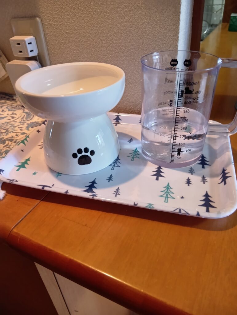 ゆず愛用の水入れ